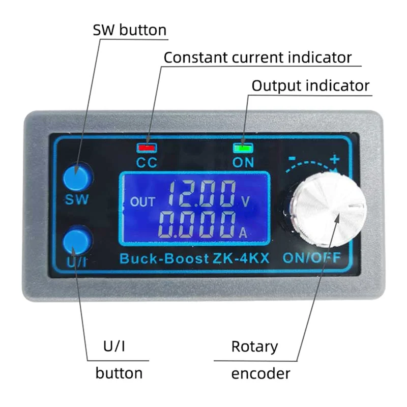 

Exquisite-DC-DC Programmable DC Adjustable Voltage Regulator Constant Voltage Constant Current Solar Charger Panel Durable Easy