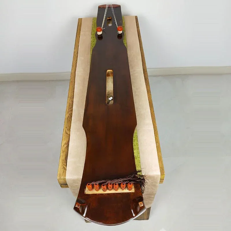 Fuxi Guqin 7 String 123cm Handmade Paulownia Wood Guzheng Beginner Guqin Instrument Traditional Chinese Zither Instrument Gifts