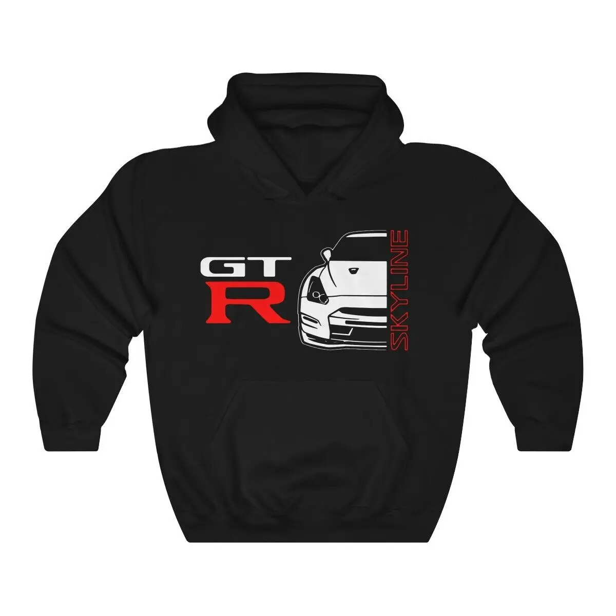 

Rare GT-R Sports Car Skyline Pullover Hoodie New 100% Cotton Comfortable Casual Mens Clothing Fashion Streetwear