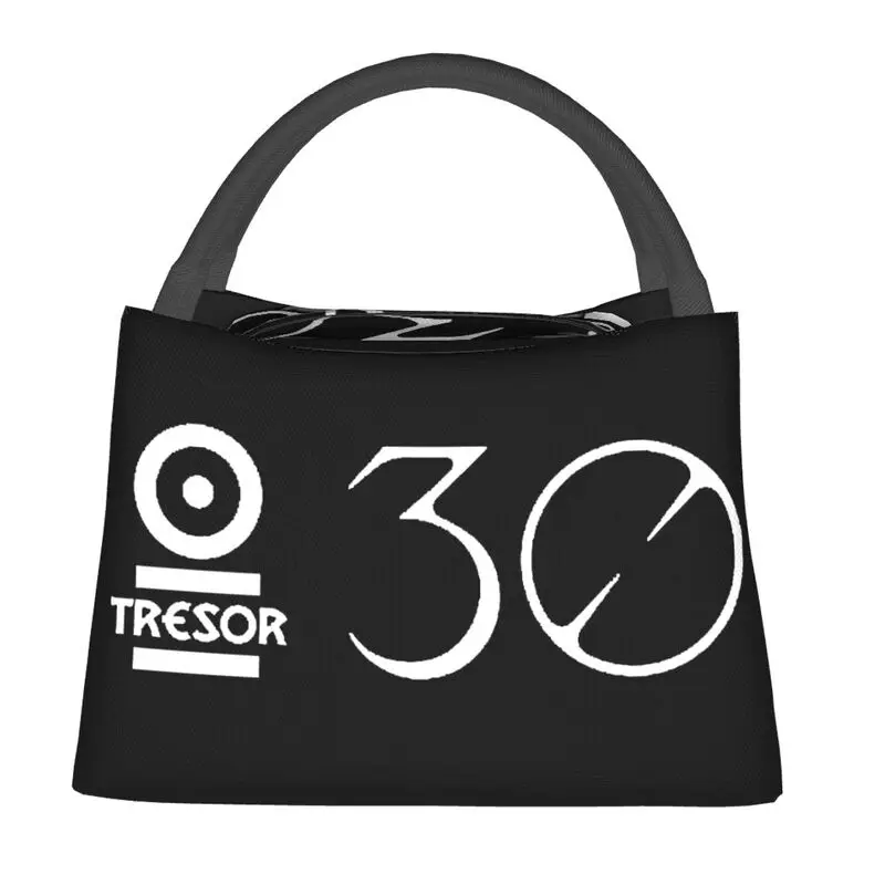 Nightclub Music Tresor Berlin Insulated Lunch Bag for Outdoor Picnic Waterproof Thermal Cooler Lunch Box Women