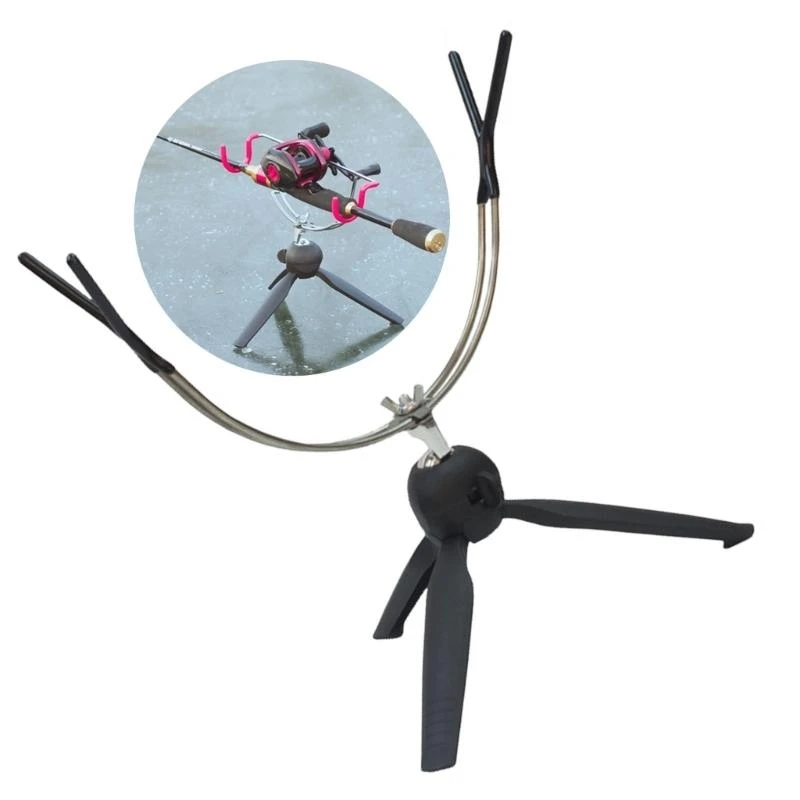 Falling Ice Fishing Poles Cham