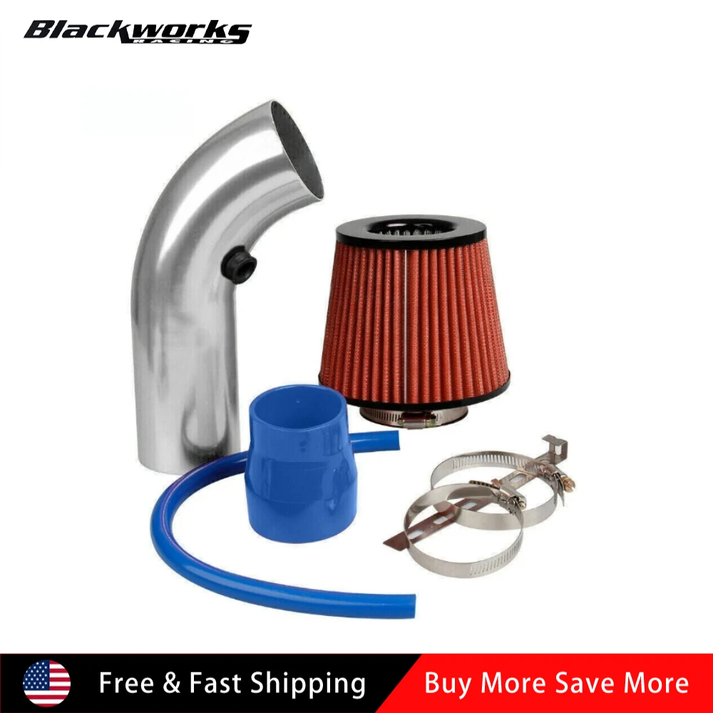 

3-дюймовый автомобильный фильтр для впуска холодного воздуха, индукционный комплект, система шланга для расхода мощности, 76 мм, подходит для транспортных средств с диаметром воздухозаборного шланга