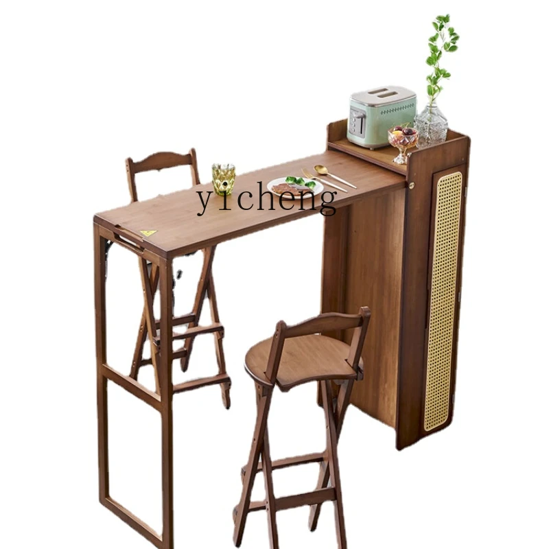 

XL Wall Bar Counter Partition High Bar Table Window Balcony Long Table Bar Table and Chair