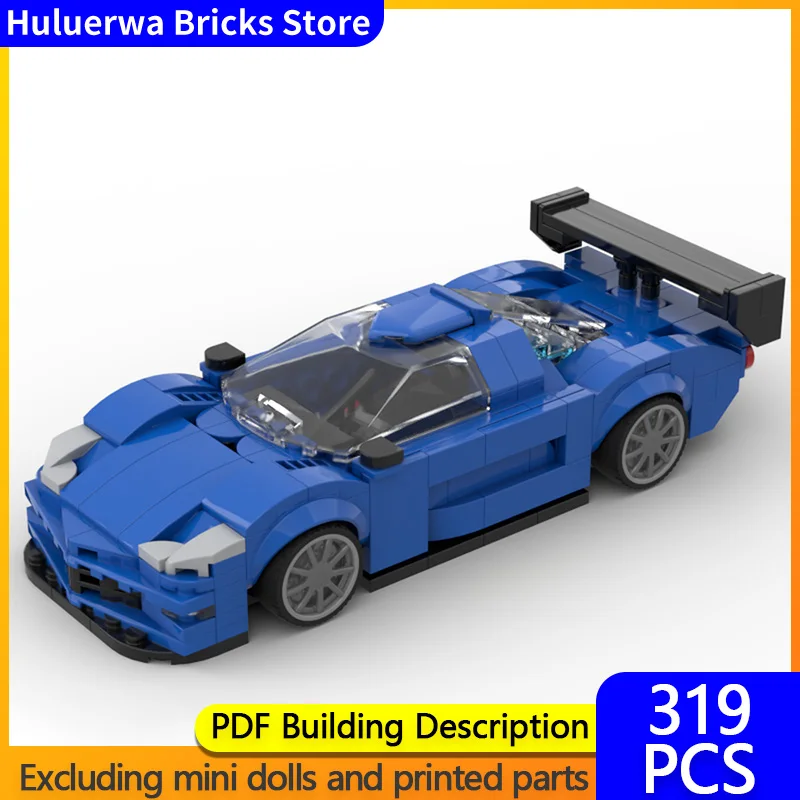 

Модель скоростного гоночного автомобиля MOC, строительные кирпичи, Daytona, верхний уровень, спортивный автомобиль, модульная технология, детские праздничные подарки, сборные игрушки