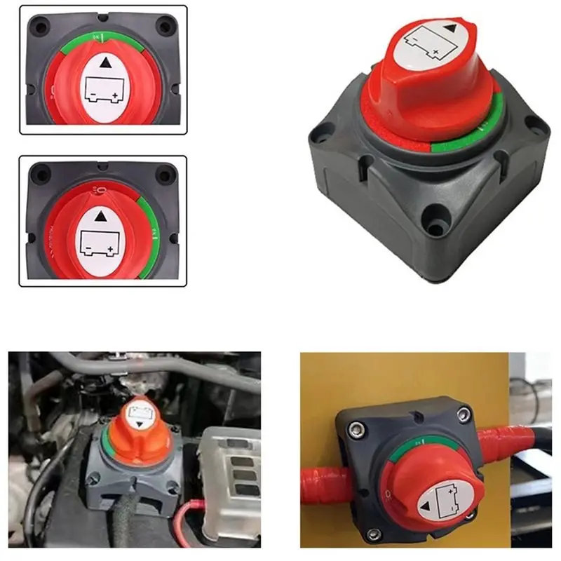2 Position Power Switch For Car Vehicle RV Boat Marine Car Battery Power Cut Off Kill Switch