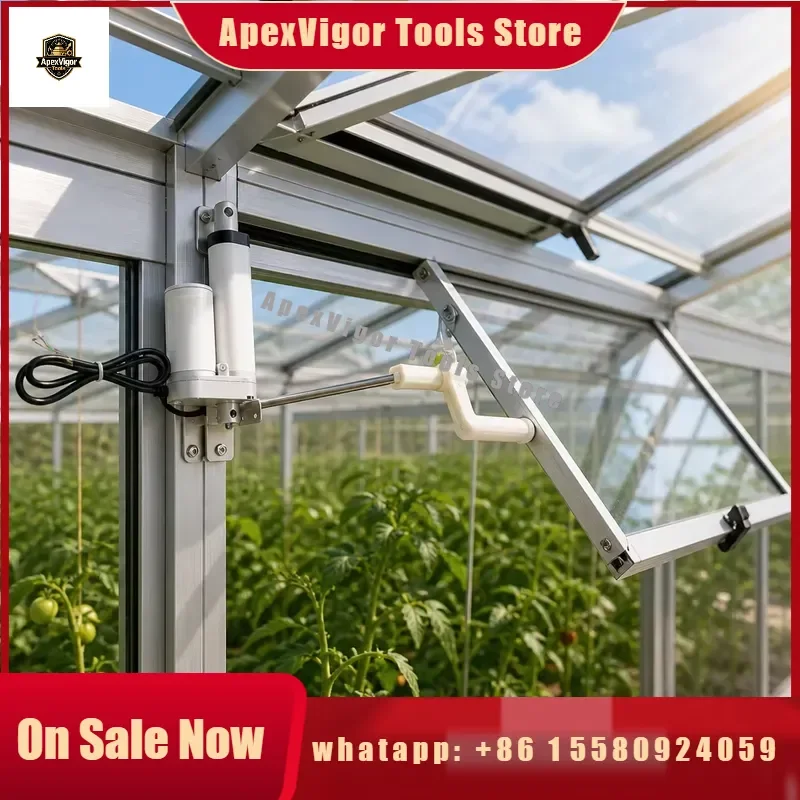 400mm Durable TV Door & Window Electric Linear Actuator 1500N-100N High-speed Linear Actuator for Greenhouse