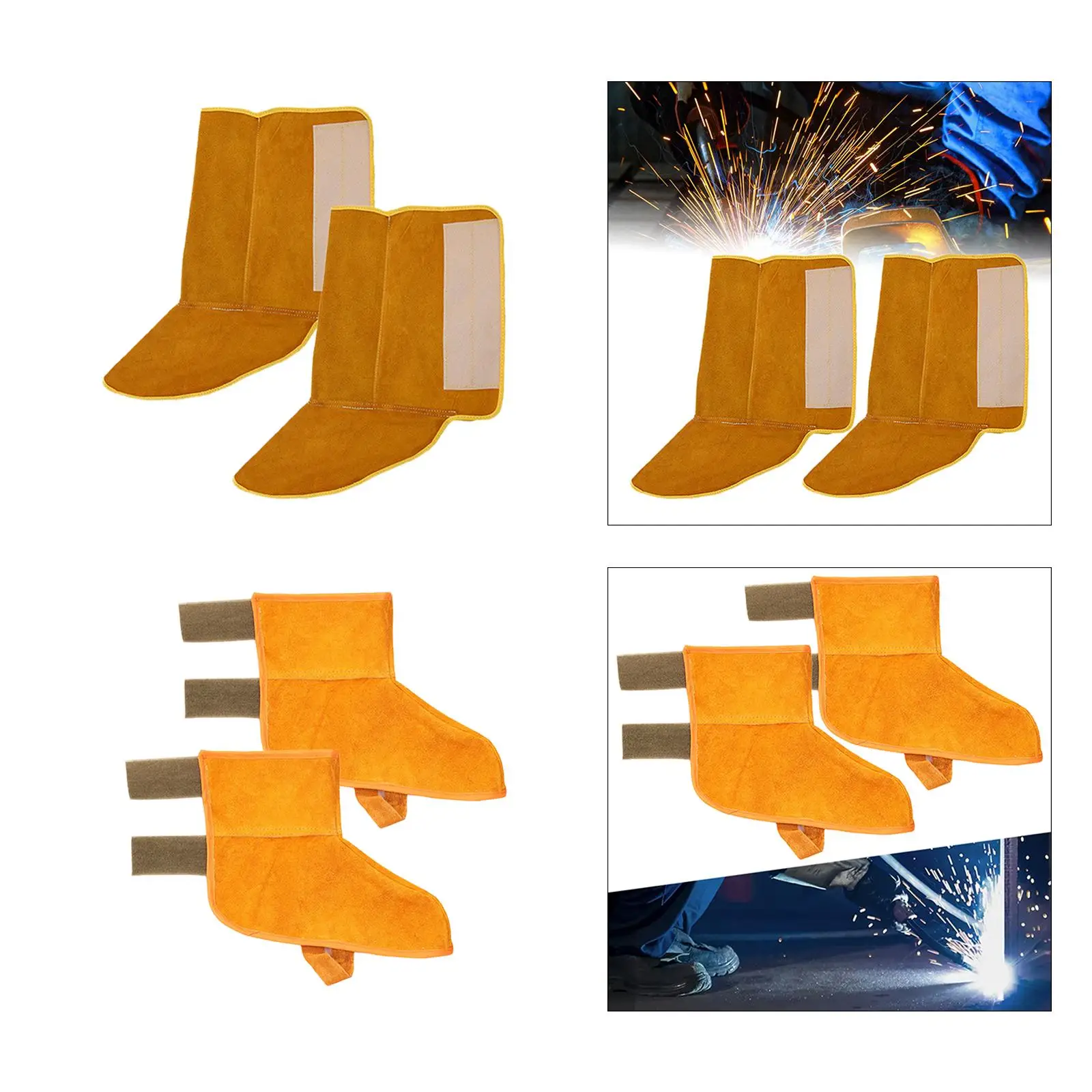 Welded Foot Covers Wear Resistant Welding Boot Protectors Welding Gaiters
