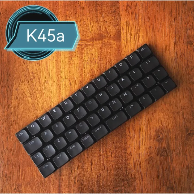 K45a Low-Profile-Tastatur, lötbar, Einzelmodus, 40 % Layout, 45-Tasten-Fläschchen, Mini-Tastatur, mechanische Gaming- und Bürotastaturen