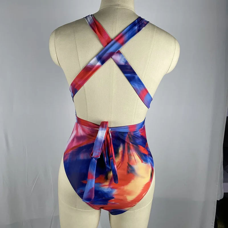 Maillot de bain une pièce à motif zèbre pour femmes, bikini de plage, beauté de la mer, triangle, nouvelles étagères, couleur éventail, 2023