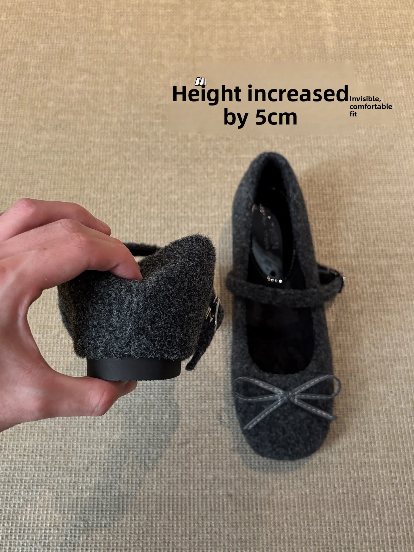 lamb-skin-mary-jane-oes-women's-faionable-ballet-flats-warm-fce-lined-interior-heightening-cotton-oes-knot