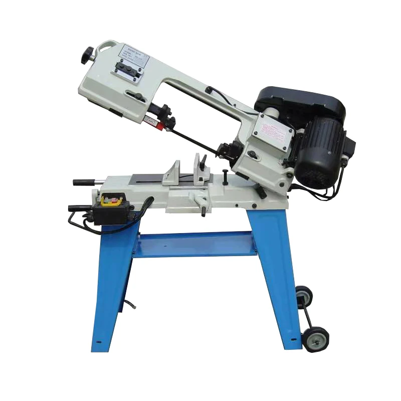 

BS-115Portable Mobile Metal Cutting Band Saw Machine Multi-functional Cutting Small Band Saw Machine