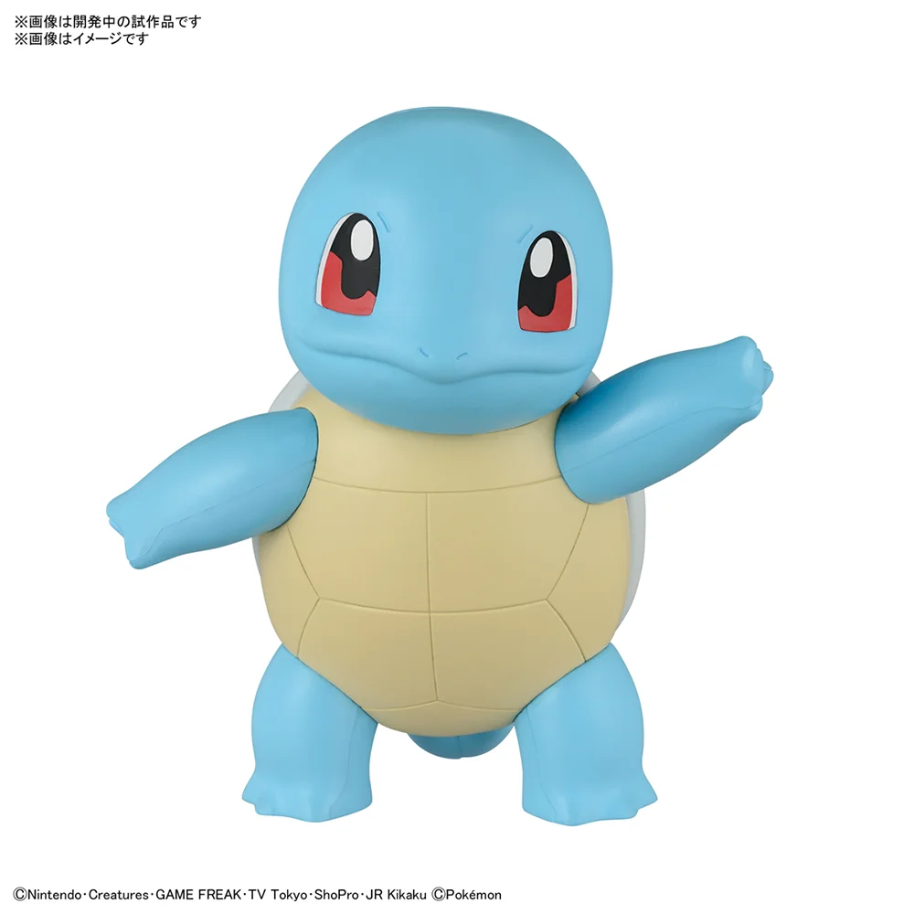 In Stock BANDAI Pokmon Plamo Model Kit Quick 17 Squirtle Collectible Assembly Model Toys Figures Anime Comic Toys Gifts for Fans