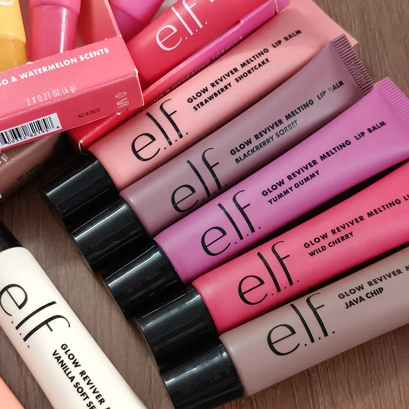 Fashion Elf Brand Fruit Flavor Lip Gloss Set Mint-Chocolate Mango-Watermelon Lip Balm Lasting Moisturizer Lip Gloss Cosmetics