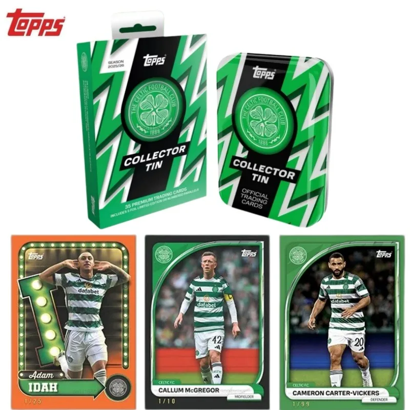 topps-genuino-2025-26-celtic-collector-tin-tarjeta-coleccionable-de-futbol-edicion-limitada-oficial-regalo-para-fanaticos-caja-original