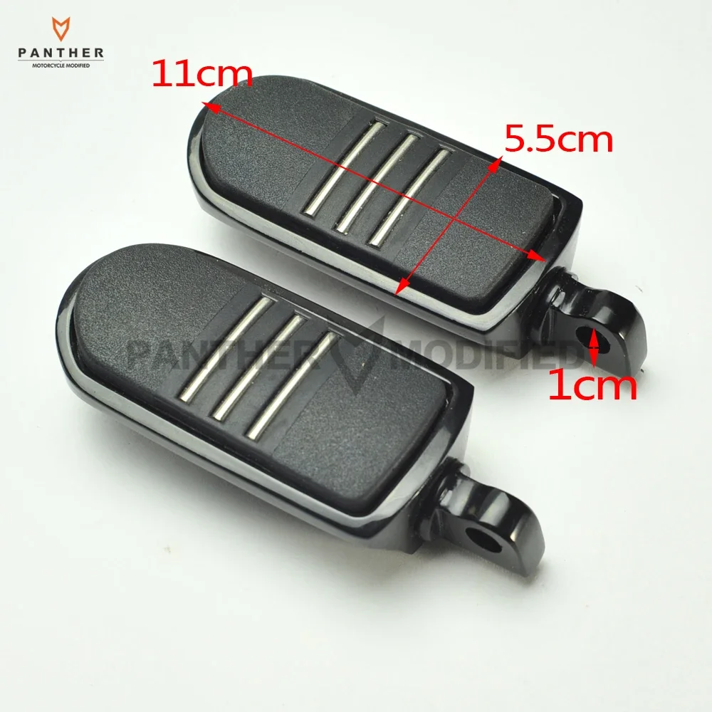 Motorcycle V-Factor StreamLiner Rear Foot pegs Footrests case for Harley FLH Touring Glide FLST Softails