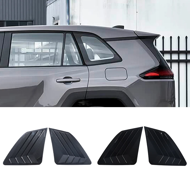 For Toyota RAV4 XA60 2026 Rear Window Triangle Louver Air Spoiler Car Side Window Louver Cover Exterior Accessories