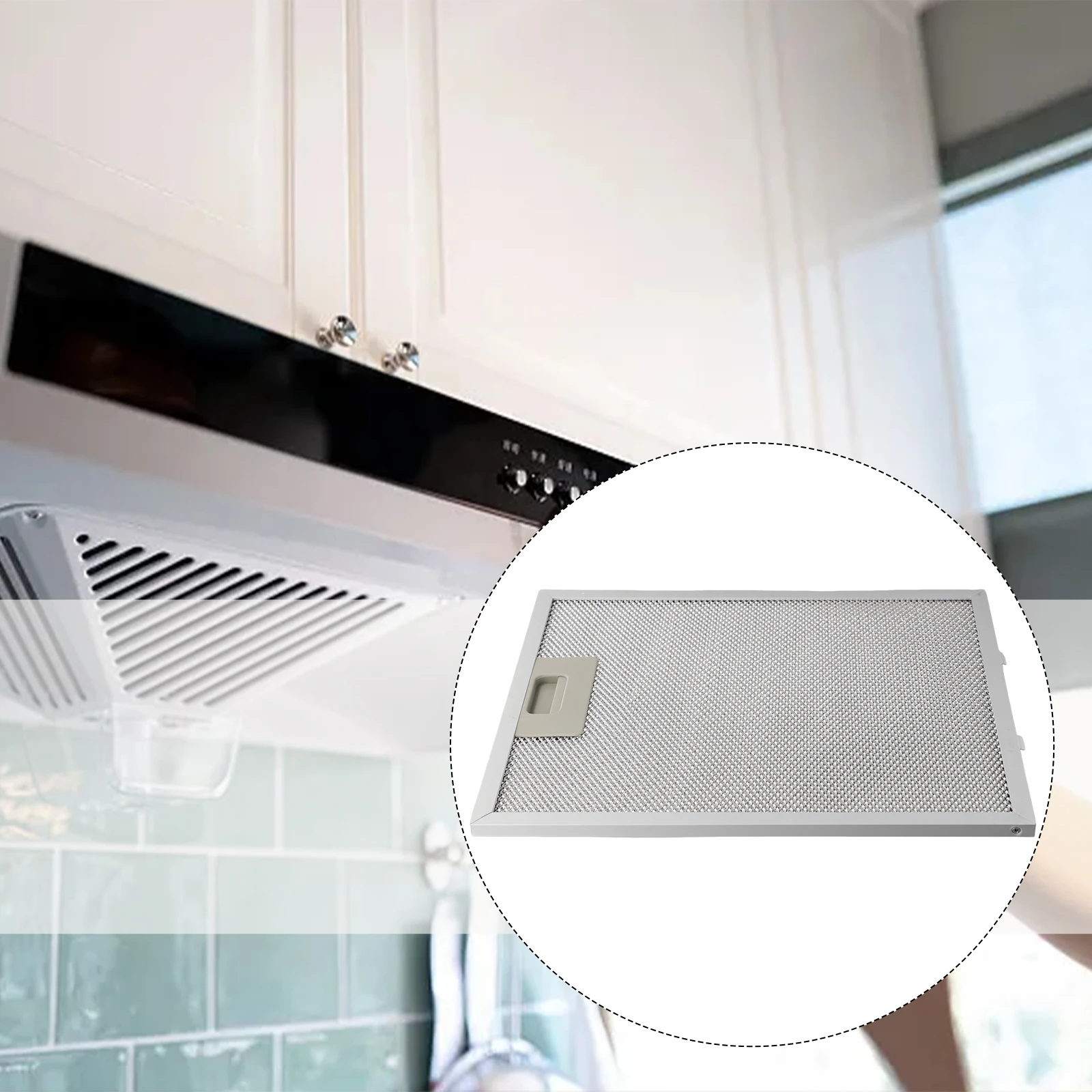 Metal Grease Filter Suitable For Range Hood Exhaust Suction Stainless Steel Silver 250 X 310mm Home Improvement