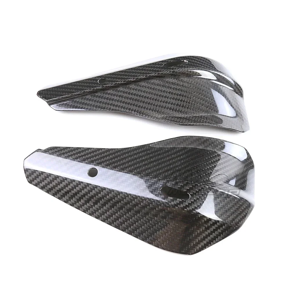 100% Carbon Fiber Motorcycle Universal Handlebar Hand Shield Handguard Protector Hand Guards Grips For KTM YAMAHA HONDA DUCATI