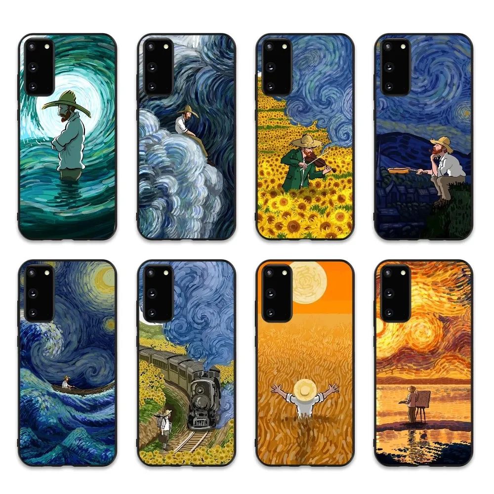 

Van Gogh Phone Case For Samsung S 9 10 20 21 22 23 30 23 24 plus lite Ultra FE S10lite Fundas