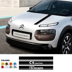 Car Hood Bonnet Stickers For Citroen C4 Cactus Graphics DIY Vinyl Decor Decal Vehicle Decoration Cover Auto Tuning Accessories