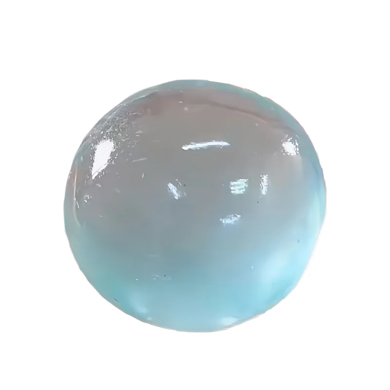 Blauwe Maltose Squishy Speelgoed Leuke Mochi Anti Stress Fidget Speelgoed Zacht Gesimuleerde Bule Transparante Bal Snel-rebound Decompressie Speelgoed