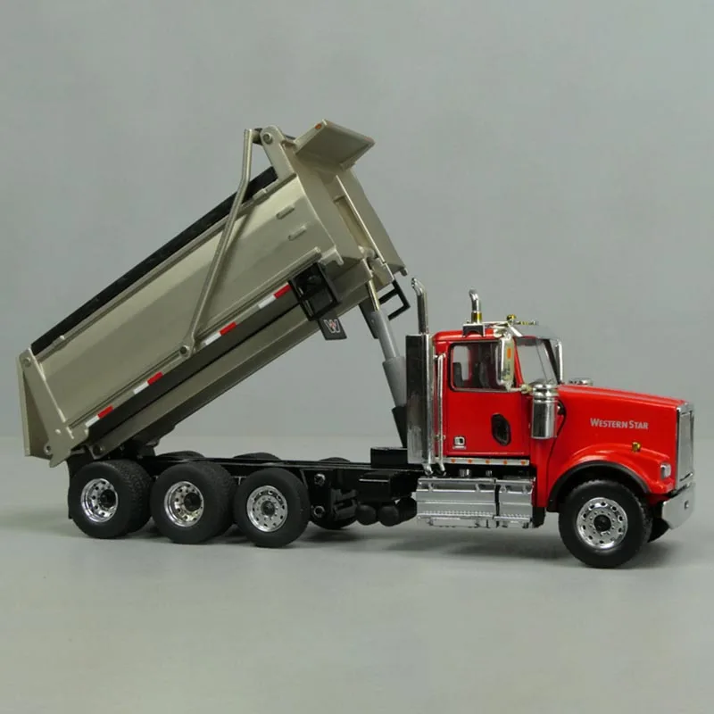 Diecast 1:50 Scale Western Star 4900 Unloading Truck Transport Model 71067 Collection Souvenir Display