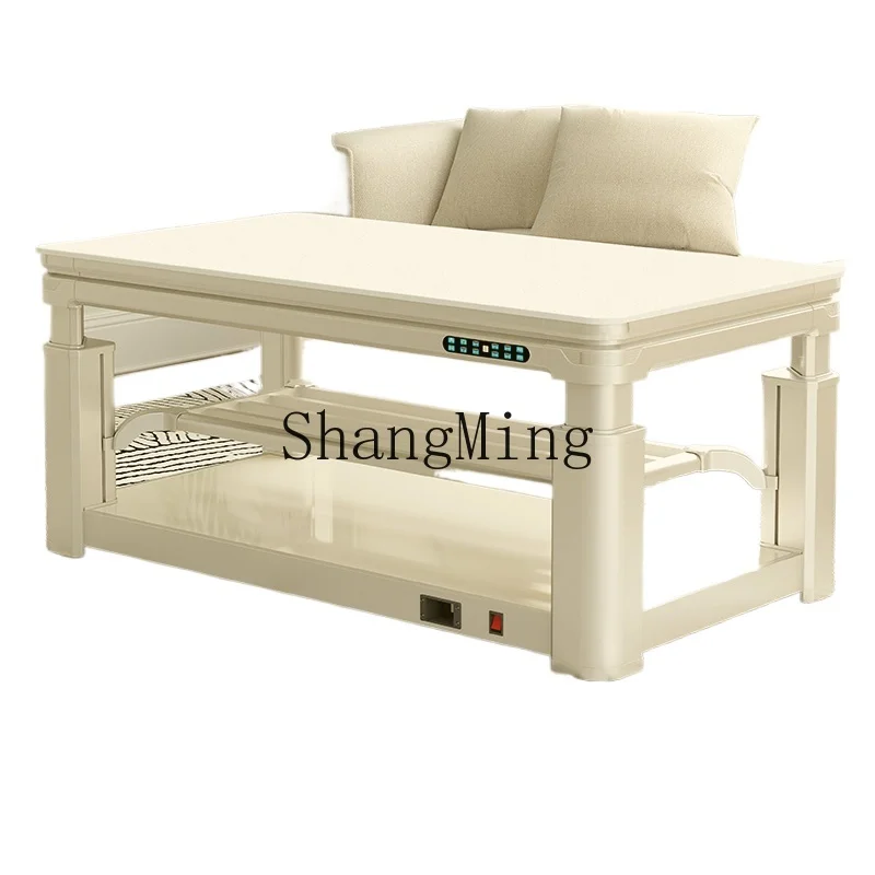 

ZYY electric heating table, living room household lifting coffee table one-piece electric heating table