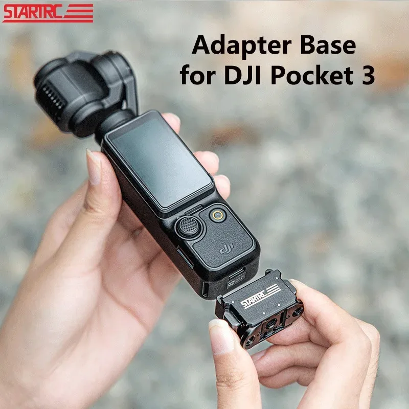 

STARTRC Quick-mount Adapter Base For DJI Osmo Pocket 3 Sport Camera Accessories Mount Bracket with 1/4 Screw Port Accessories