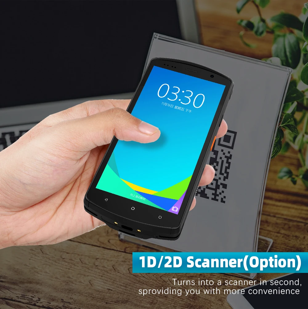 Imagem -03 - Handheld Pda Laser Scanner Android 12.0 os Pda qr Code Pda Robusto Wifi--release Novo Sdk