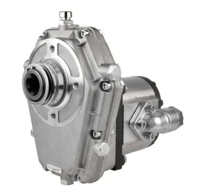 

Best selling speed multiplier gearbox KM7004&pump&flange for forest machinery
