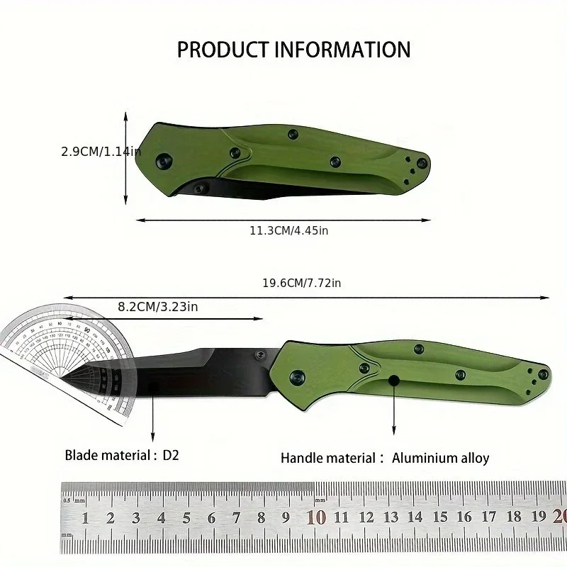 BM 940 Green Handle Folding Knife CPM-S30V Seel Blade T6 Aluminium Alloy Handle Outdoor Camping Tactical Muititool Hand EDC Tool