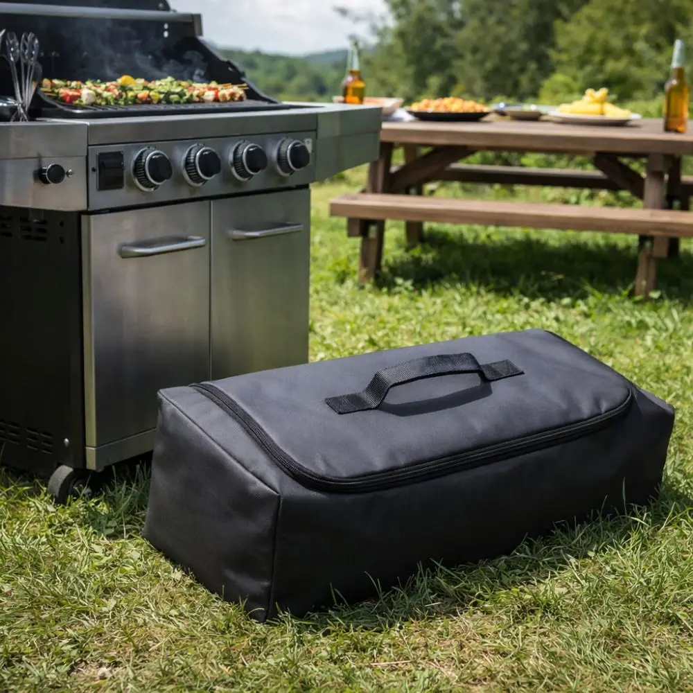 

Сумка для охлаждения мяса из ткани Оксфорд, герметичная, 270 ° Термосумка для мяса с верхним открытием, сохраняющая тепло, многоразовая, для барбекю