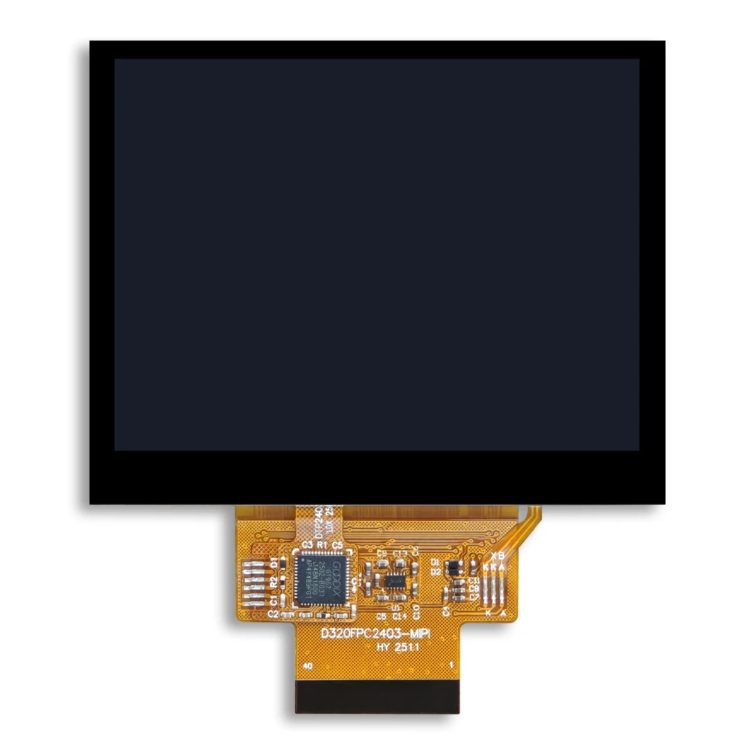 3.2-inch touch display module, 3.2-inch TFT LCD, MIPI interface, 1024×768 resolution, touch driver GT967.