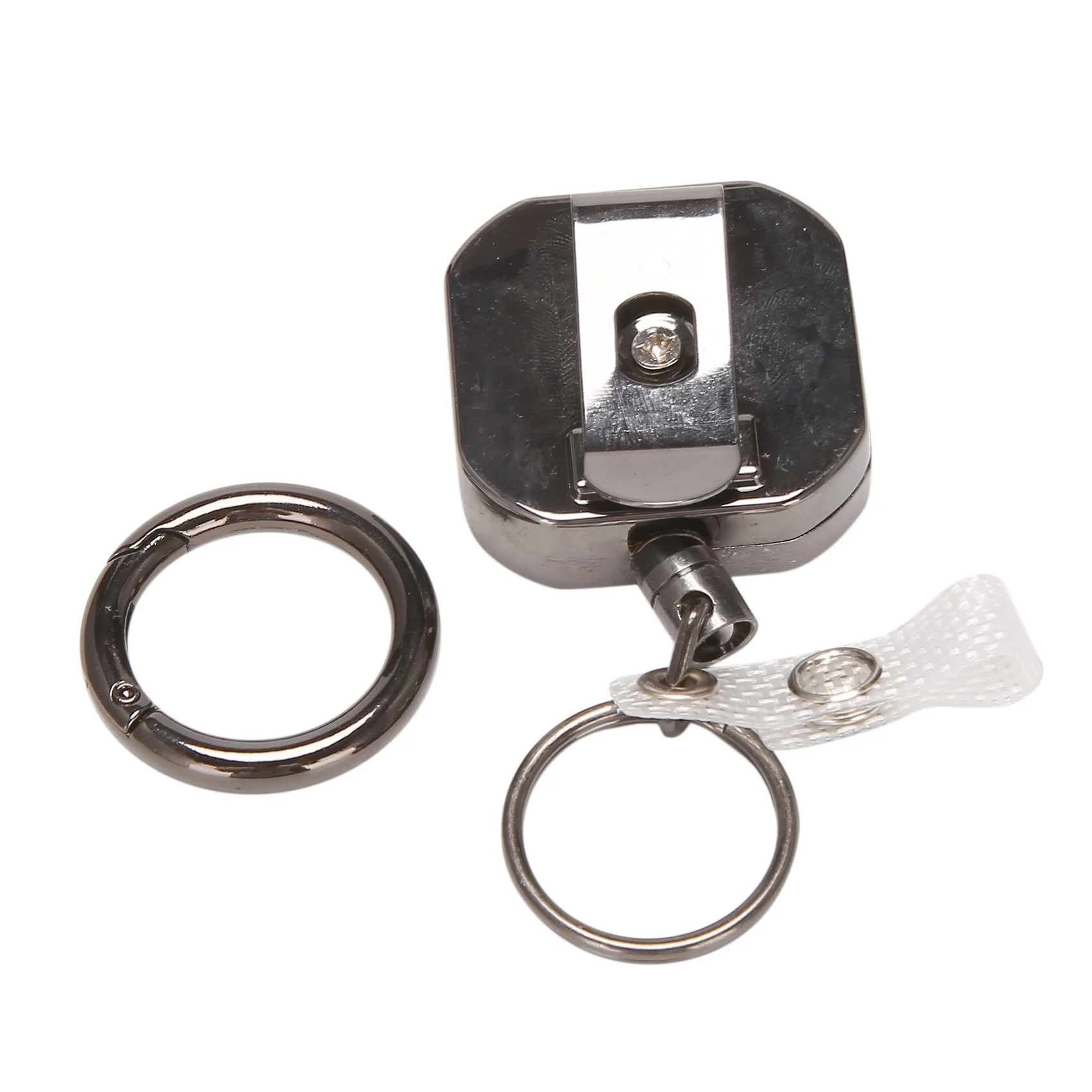 Квадратные выдвижные держатели для бейджей, катушка с пластиковыми держателями для удостоверений личности, держатели для бейджей для офисных работников