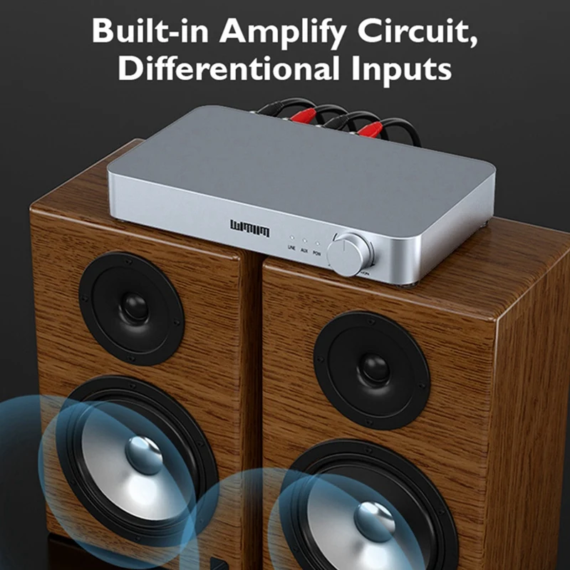 M16K-HIFI ステレオデジタルパワーアンプ Hi-Fi クラス D デジタルアンプオーディオアンプから Bluetooth DAC & オーディオプレーヤー