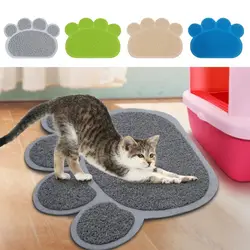 Waterproof Pet Mat For Dog Cat PVC Pet Food Pad Pet Bowl Drinking Mat Dog Feeding Placemat Easy Washing Pet Supplies