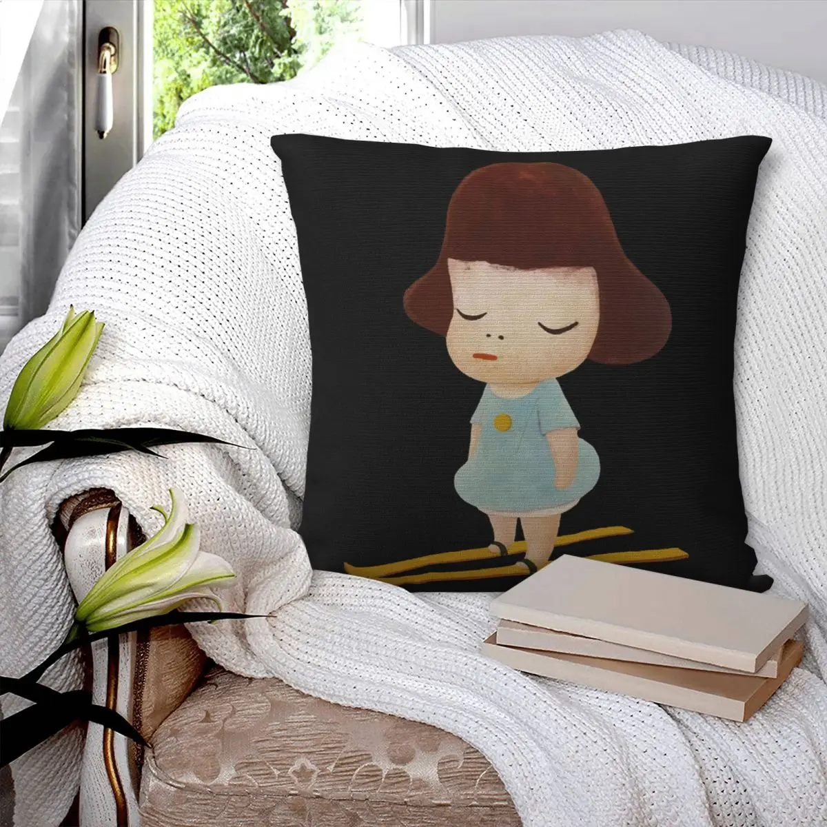 You Never Know Yoshitomo Nara Pillowcase Soft Polyester Cushion Cover Decorations Throw Pillow Case Cover Home Drop Shipping