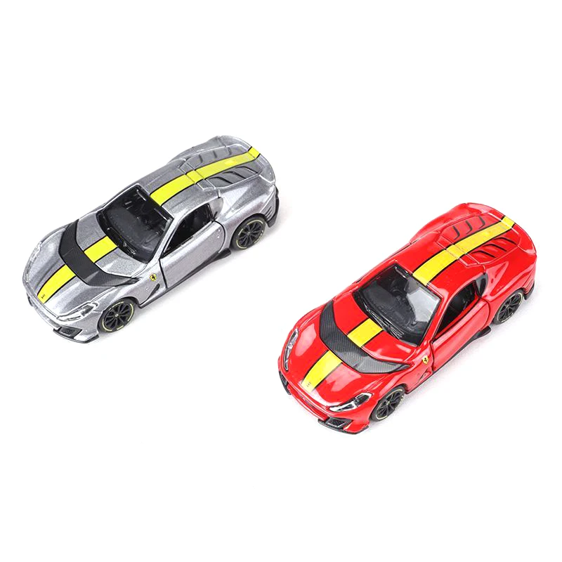 Bburago 1:64 genuino Ferrari SP1 812 COMPETIZIONE Daytona SP3 Bianco/ROSSO modello di auto serie per bambini Natale ragazzo regalo giocattoli