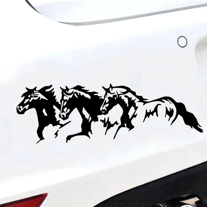 Vinyl stickers for cars, galloping horses, successful horses, waterproof, detachable, self-adhesive,