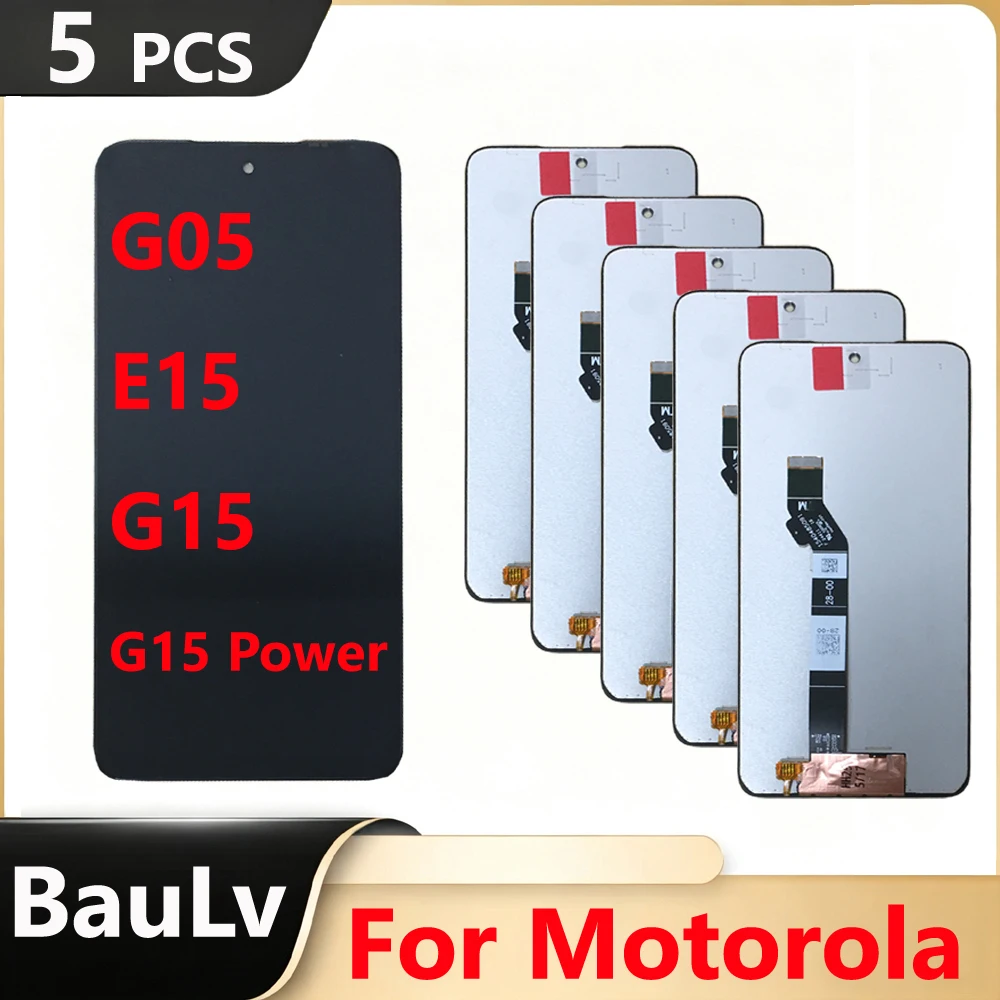 Wholesale 5 Pieces/Lot For Motorola G05 E15 LCD Display Touch Screen G15 Digitizer Assembly Replacement For Moto G15 Power