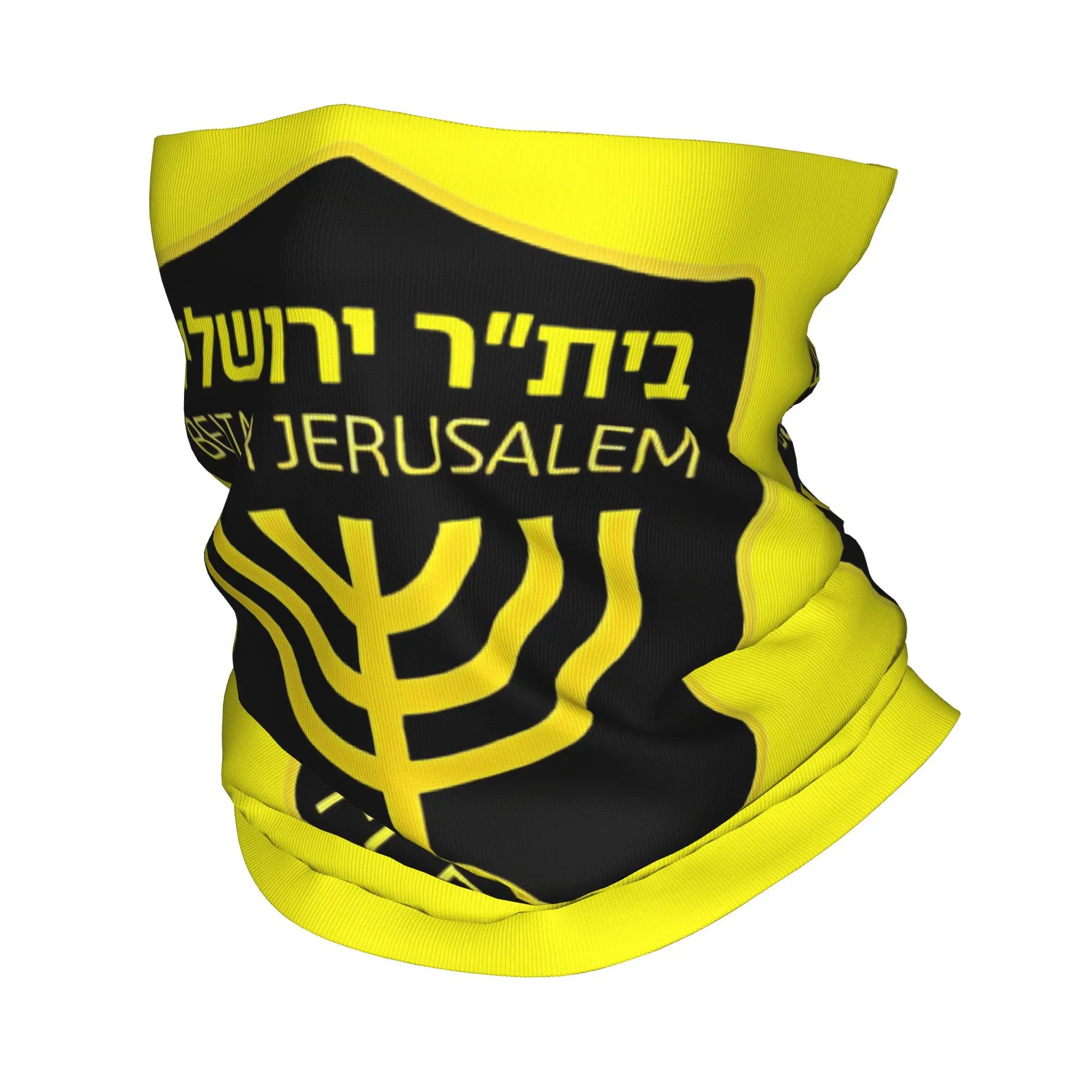 Beitar Kudüs Bandana Boyun Körüğü Baskılı Şal Eşarp Çok kullanımlı Şapkalar Koşu Unisex Yetişkin Rüzgar Geçirmez