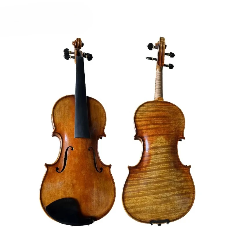 North American Material Professional Violin High Grade Red Brown Italian Handmade Skill Violins with Violin case Rosin