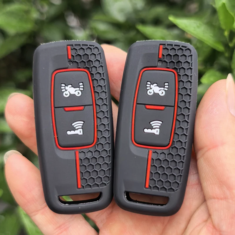 2-Tasten Silikon-Fernbedienungs-Schlüsselhülle für Honda ADV 150 PCX 125 Switch ADV Wrench 350 PCX160 VISION SH350 Schutzgehäuse Schlüsselhülle