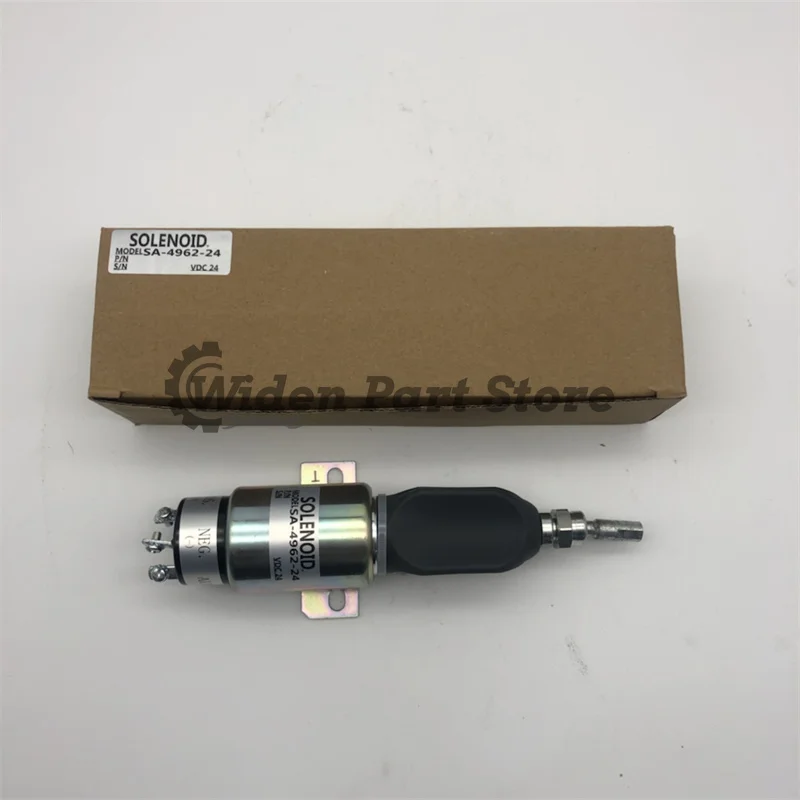 Stop Solenoid Switch Cut Off Solenoid SA-4962-24 1751-24E7U1B1A SA-4962-12 1751-12E7U1B1A SA-4148-T FOR R160LC-7 BTG18075