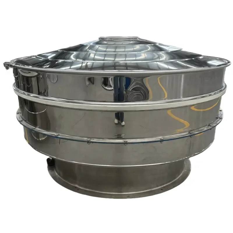 1500MM 1 Layer Flour Sifter Machine Vibrating Screen Electric Sieve Vibrator