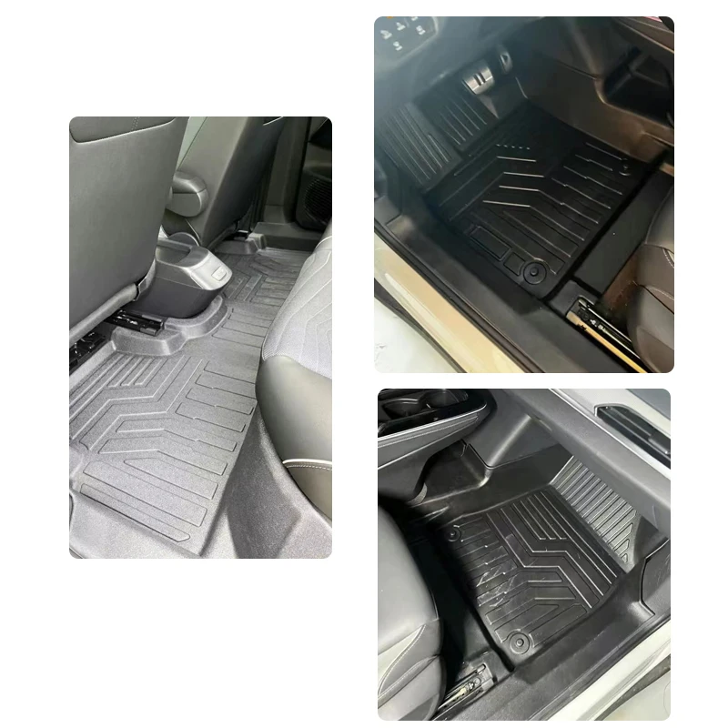 Car Floor Mats For Volkswagen VW ID.6 Crozz ID6X 2021~2024 5seat 6seat 7seat Dirt-resistant Pad Foot Carpet LHD Auto Accessories