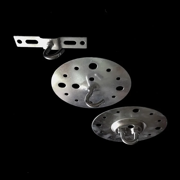 

Hammock Mount Heavy Duty Ceiling Hanging Hook Set Swing Chair Bracket Fixed Pad Eye Plate Hardware Tool for Pendant Light
