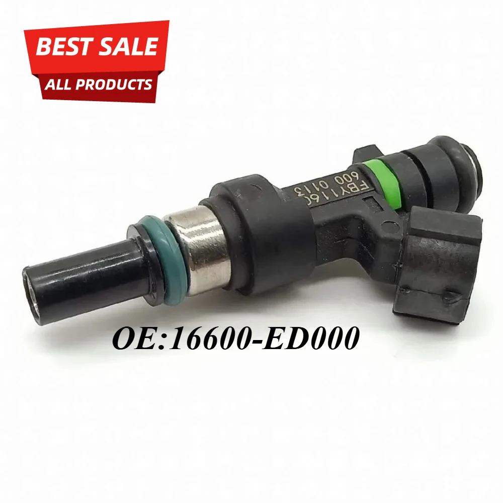 

For Nissan-Versa Tiida MARCH III (K12) HR16DE 1.6L Fuel Injector OEM 16600ED000 16600-ED000 FBY1160