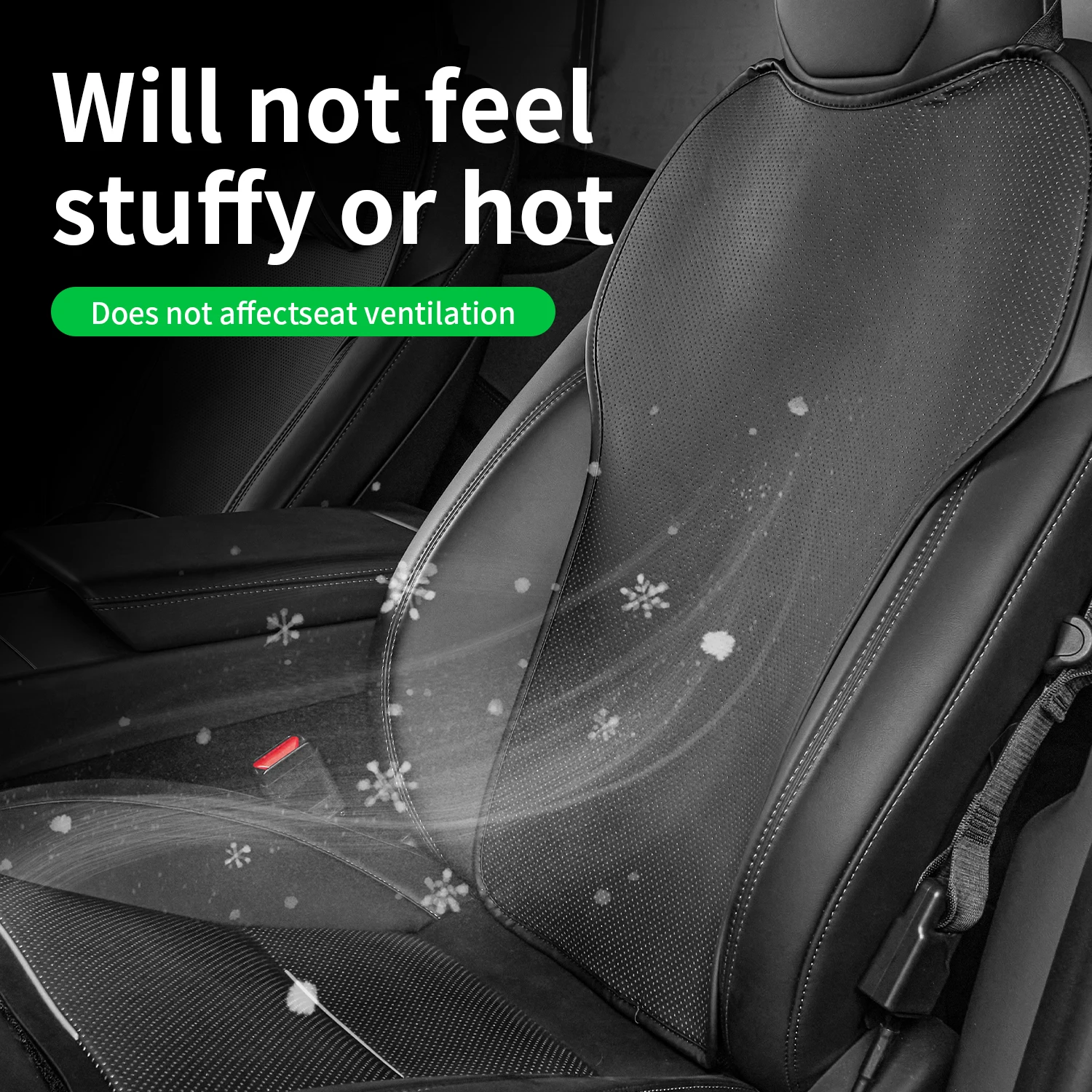 

Breathable Car Seat Back Cover for Tesla,Comfortable Non-Stuffy,Anti-Slip Without Shifting,Easy to Install,Shields OriginalSeats