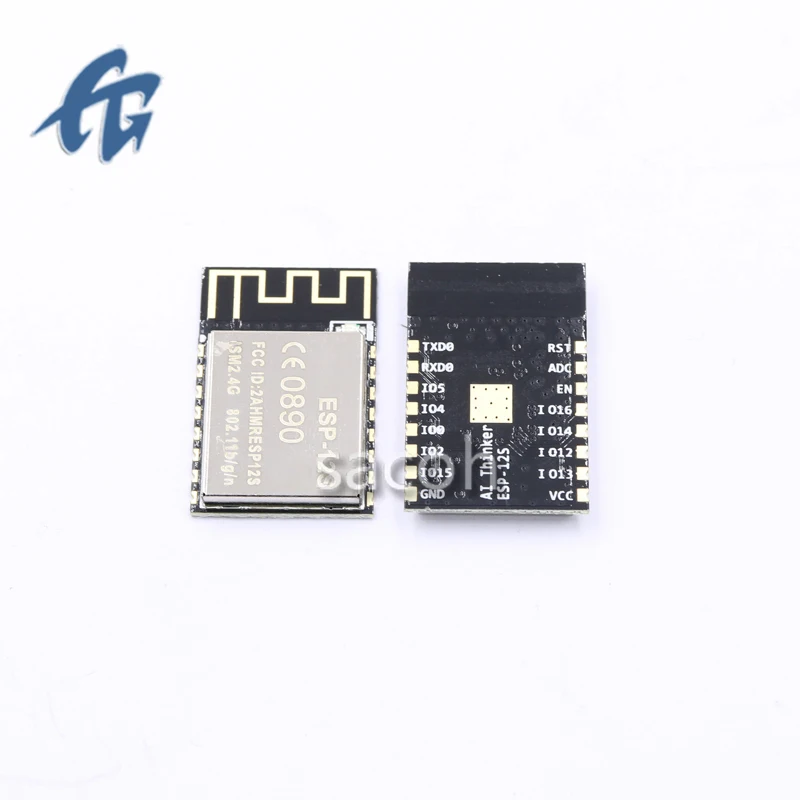 ESP-12S SMD ESP8266 직렬 포트, 원격 무선 제어 와이파이 모듈, 집적 회로, 좋은 품질, 2 개, 신제품